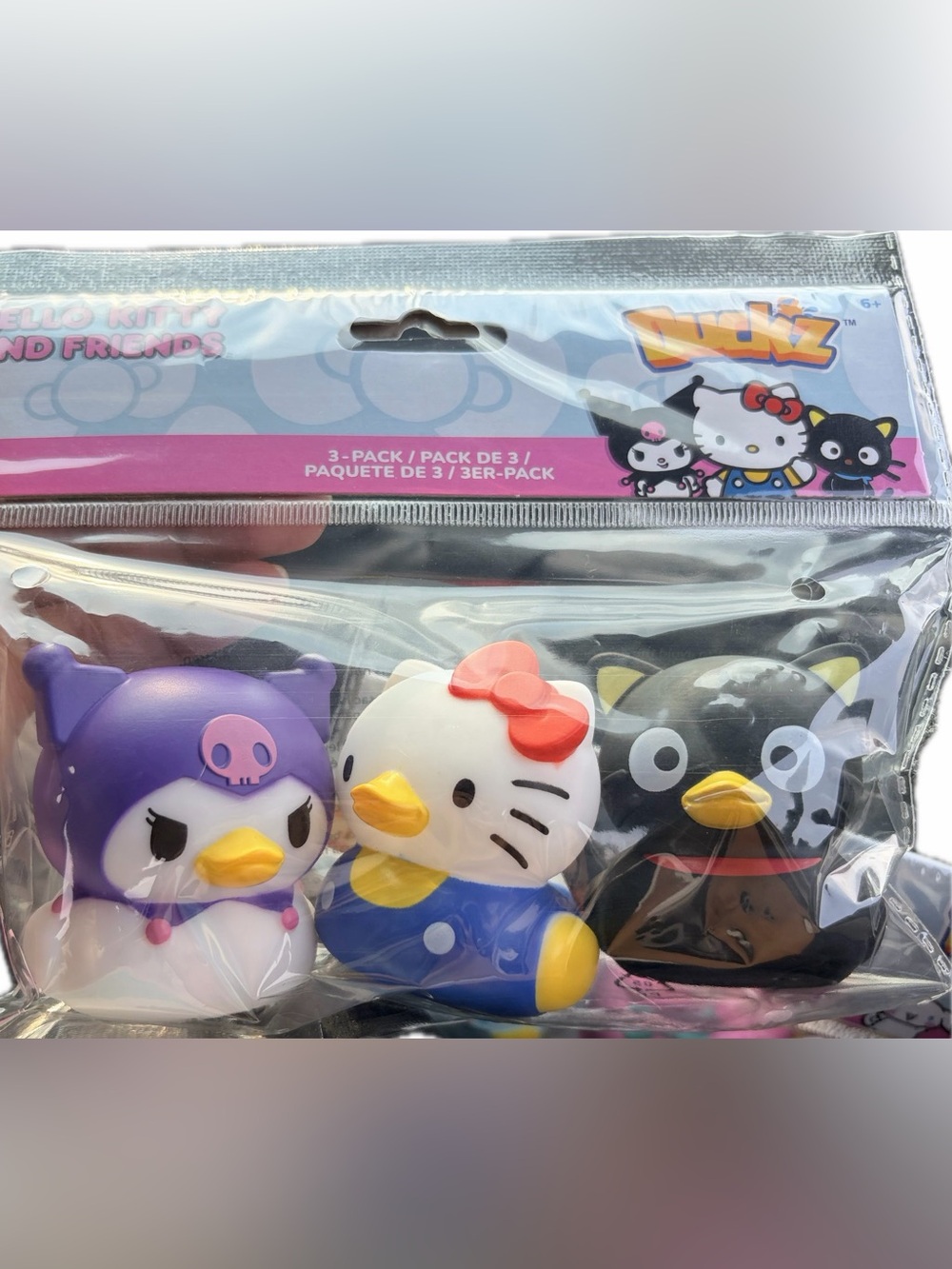 Sanrio Hello Kitty & Friends Duckz Hello Kitty, Kuromi & Chococat 3-Inch